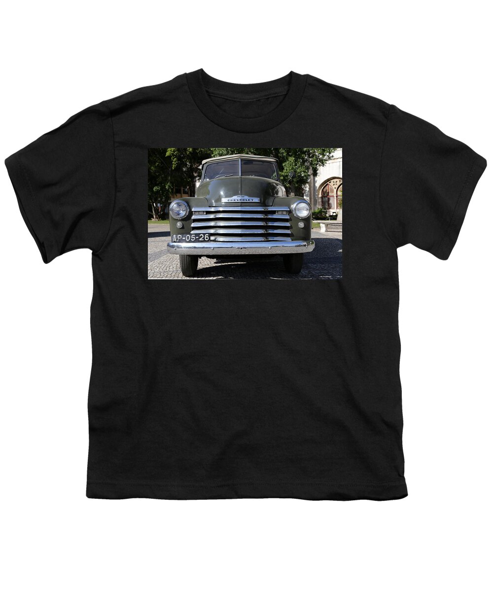 Chevy Youth T-Shirt featuring the photograph Chevrolet Thriftmaster by Andrew Fare