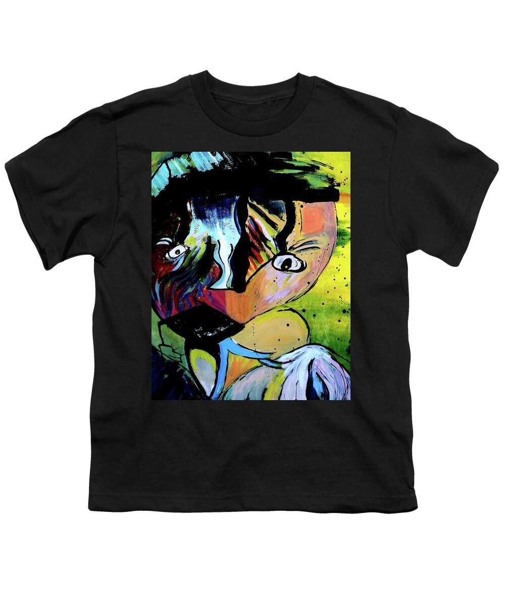 Figure Study Painting Youth T-Shirt featuring the painting Child's Night Mare by Gregory Merlin Brown