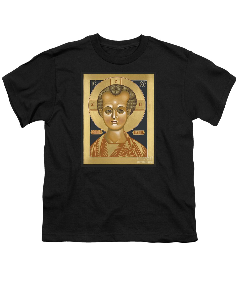 Icon Image Of Christ Youth T-Shirt featuring the painting Christ Emmanuel 004 by William Hart McNichols