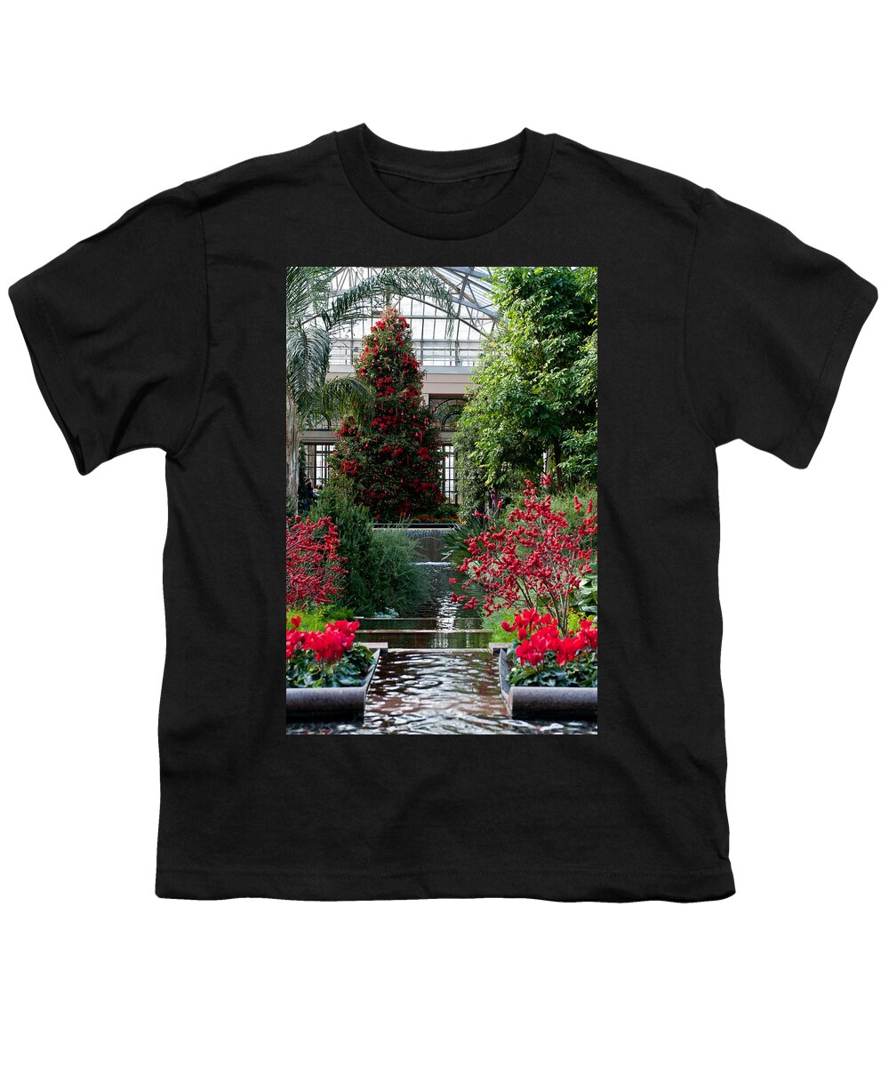 Christmas Tree Youth T-Shirt featuring the photograph Christmas Tree by Louis Dallara