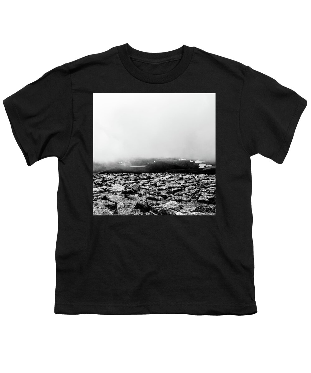 Cairngorm Youth T-Shirt featuring the photograph Clouded View of the Cairngorms by Hakon Soreide