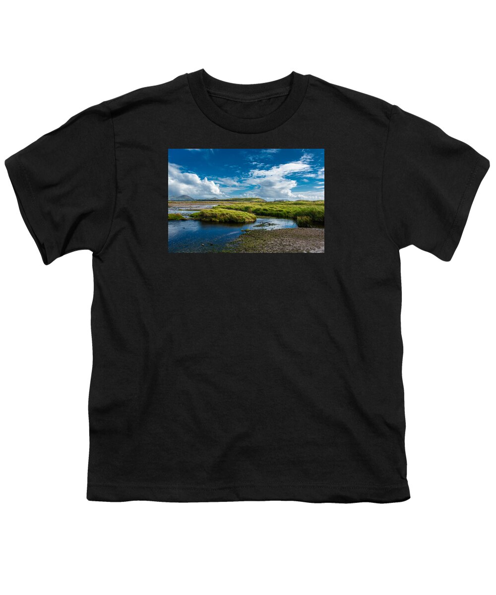 Ireland Youth T-Shirt featuring the photograph Coastal Landscape in Ireland by Andreas Berthold