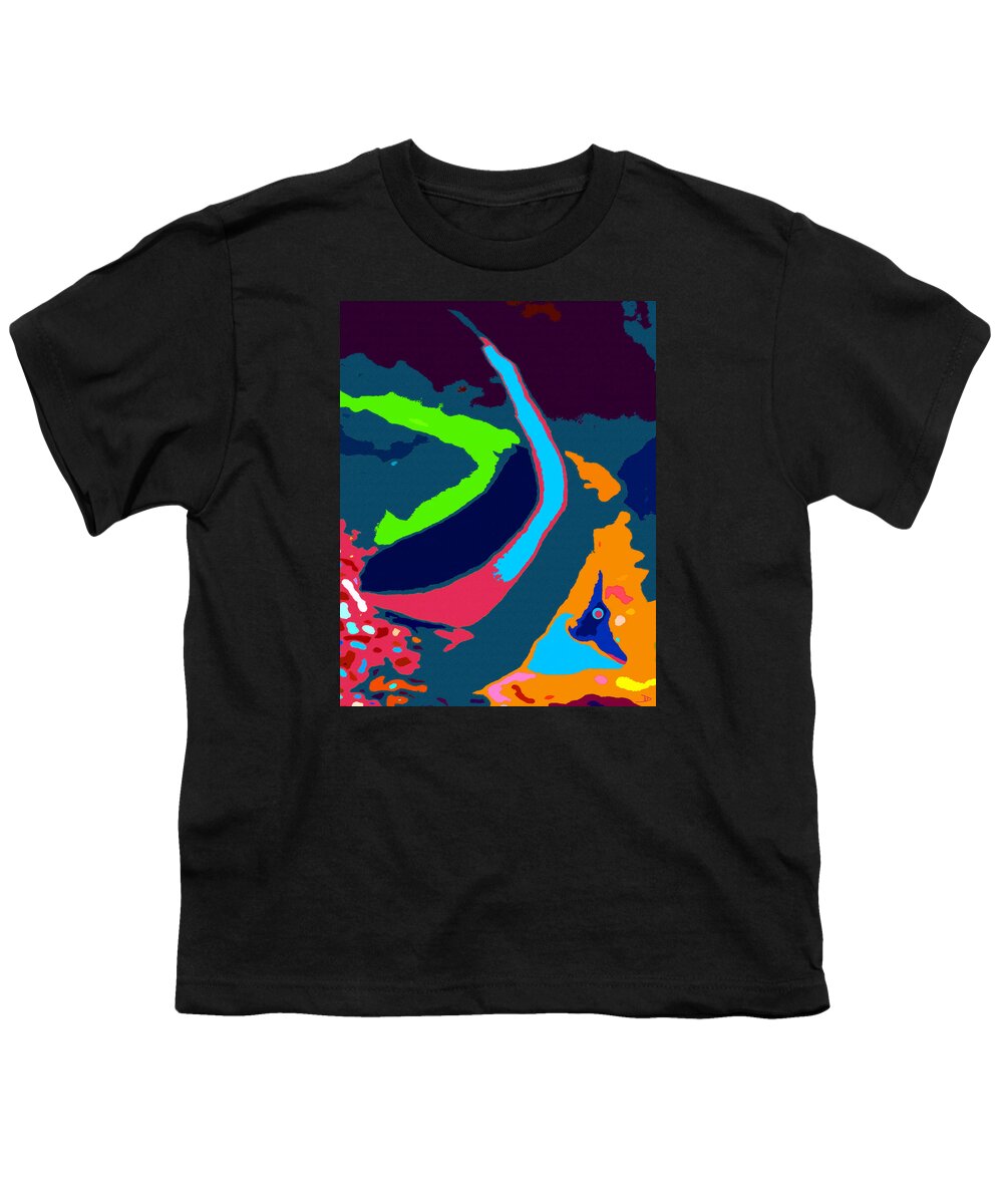 Colorful Beauty Youth T-Shirt featuring the painting Colors of the coral by David Lee Thompson