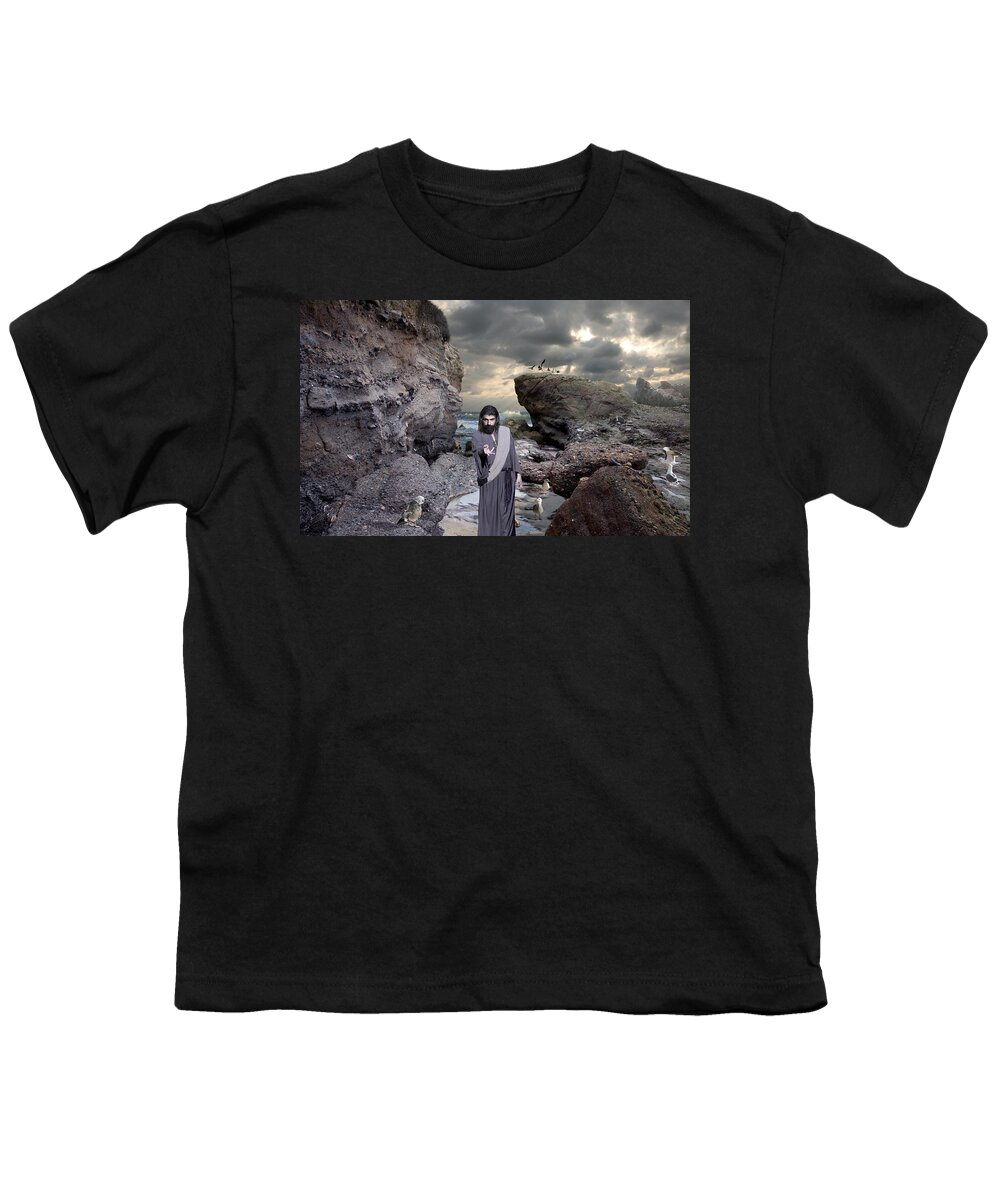 Jesus Youth T-Shirt featuring the photograph Come Unto Me by Acropolis De Versailles