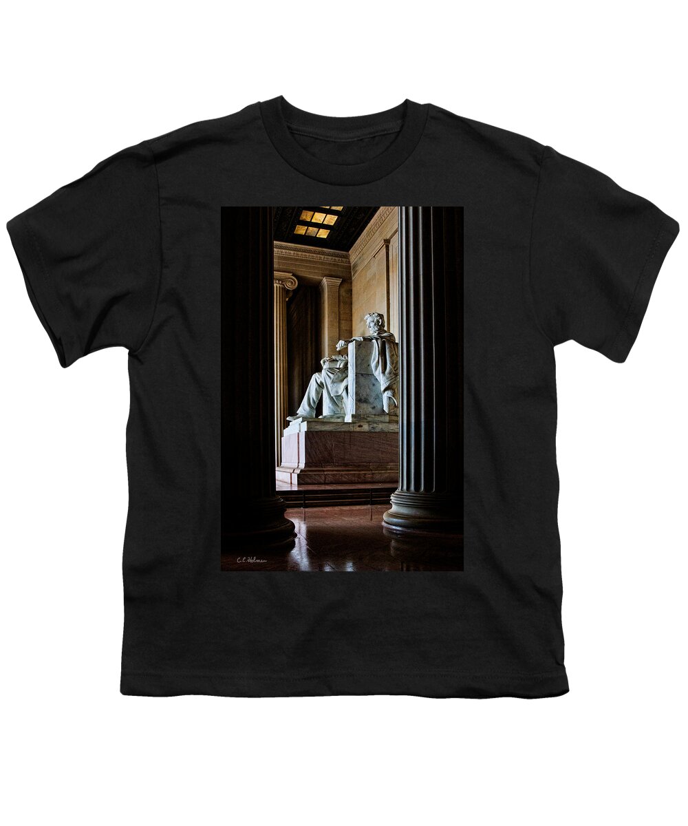 Lincoln Youth T-Shirt featuring the photograph Contemplation by Christopher Holmes