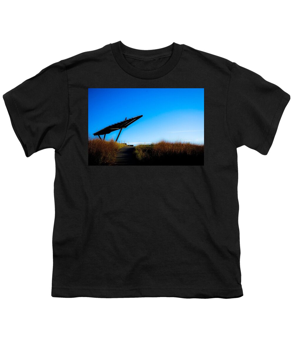 Landscape Photograph Youth T-Shirt featuring the photograph Contemplation Point - Assiniboine Forest by Desmond Raymond
