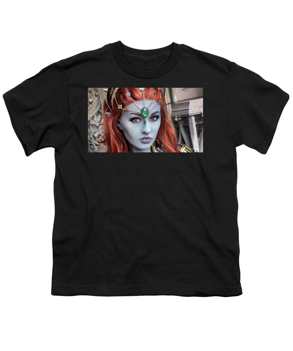 Cosplay Youth T-Shirt featuring the digital art Cosplay by Maye Loeser