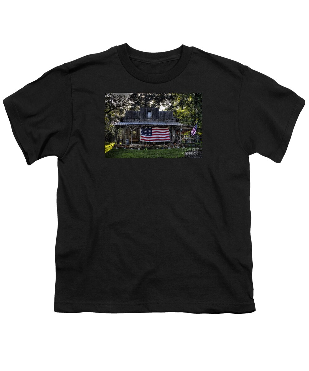Country Store Youth T-Shirt featuring the photograph Country Store by Bob Hislop