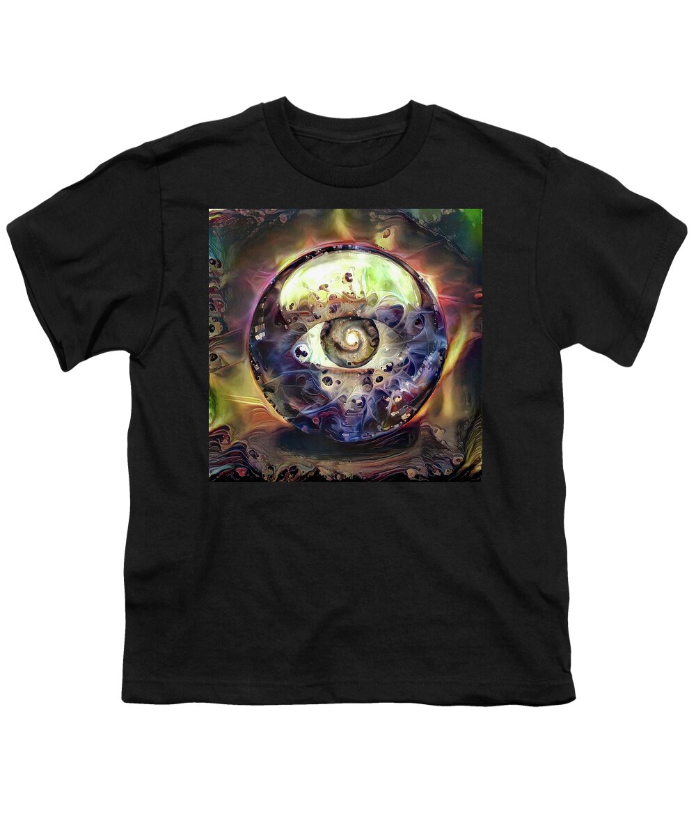 Psychic Youth T-Shirt featuring the digital art Crystal Ball by Bruce Rolff