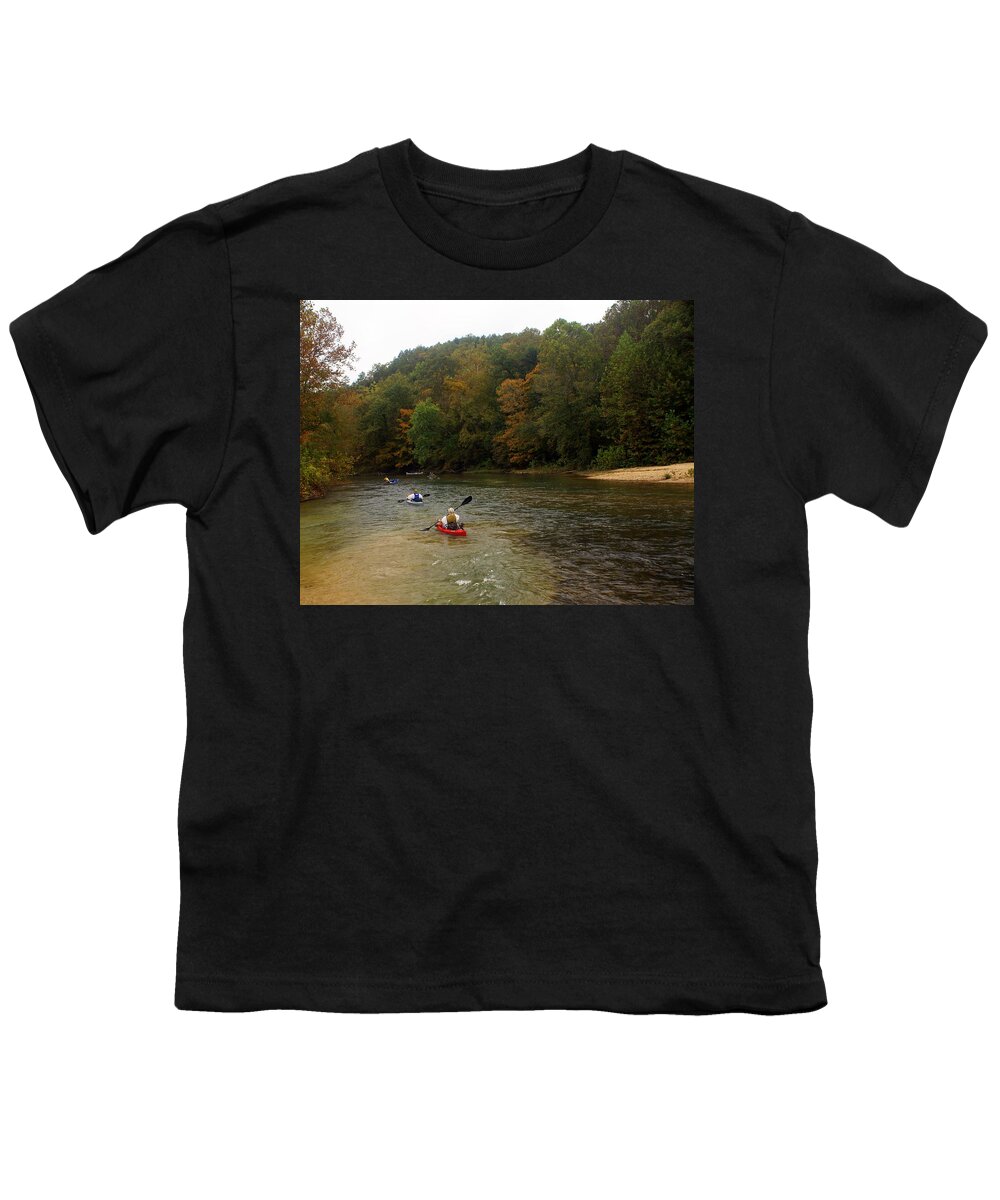 Current River Youth T-Shirt featuring the photograph Current River 3 by Marty Koch