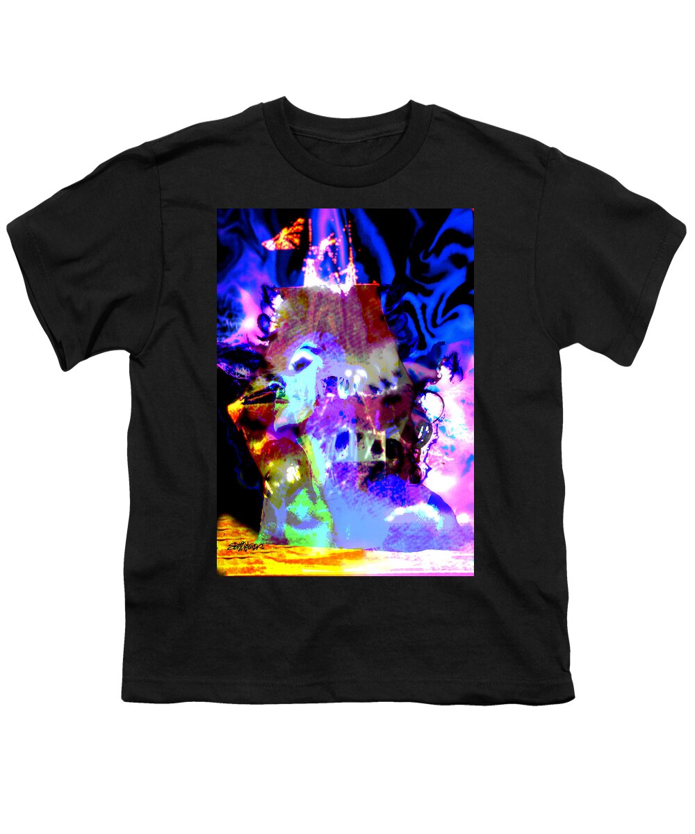 Sea Youth T-Shirt featuring the digital art Curse of the Sea Witch by Seth Weaver