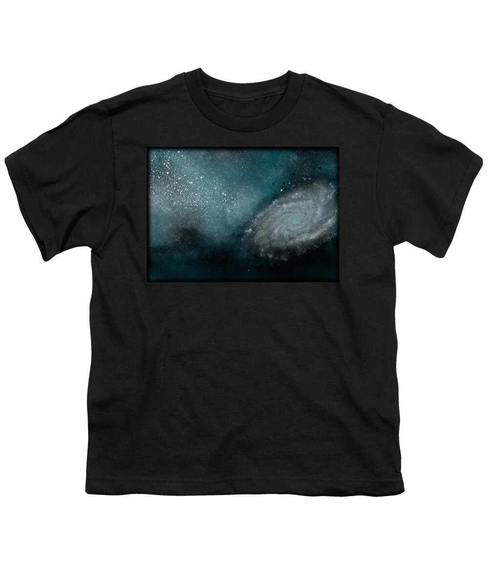 Dark Matter Youth T-Shirt featuring the digital art Dark Matter by Maye Loeser