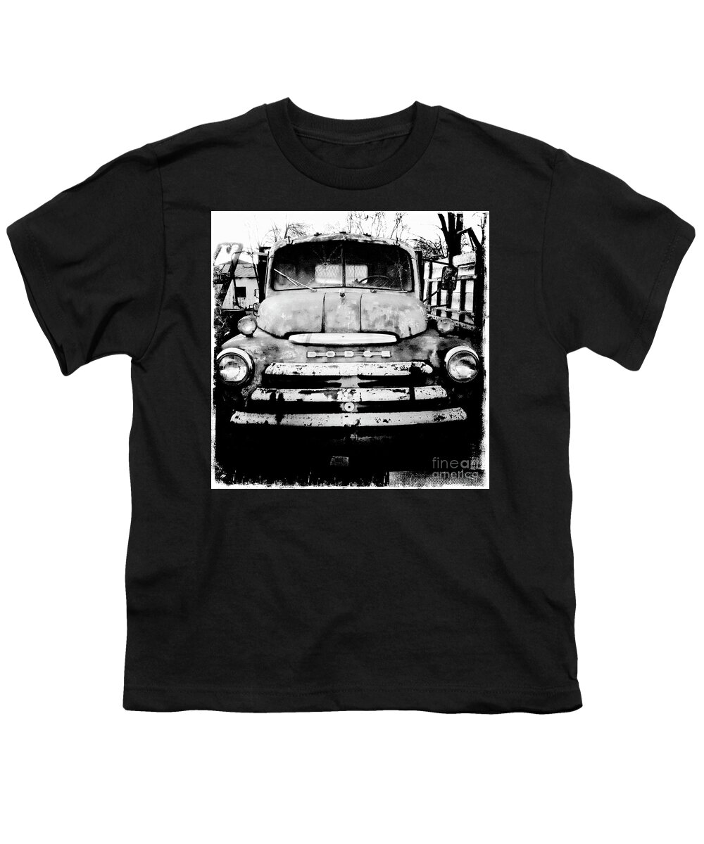 Car Youth T-Shirt featuring the photograph Dodged by Kevyn Bashore