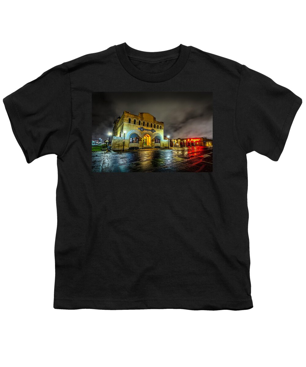 Can Youth T-Shirt featuring the photograph Dr Pepper Museum by David Morefield