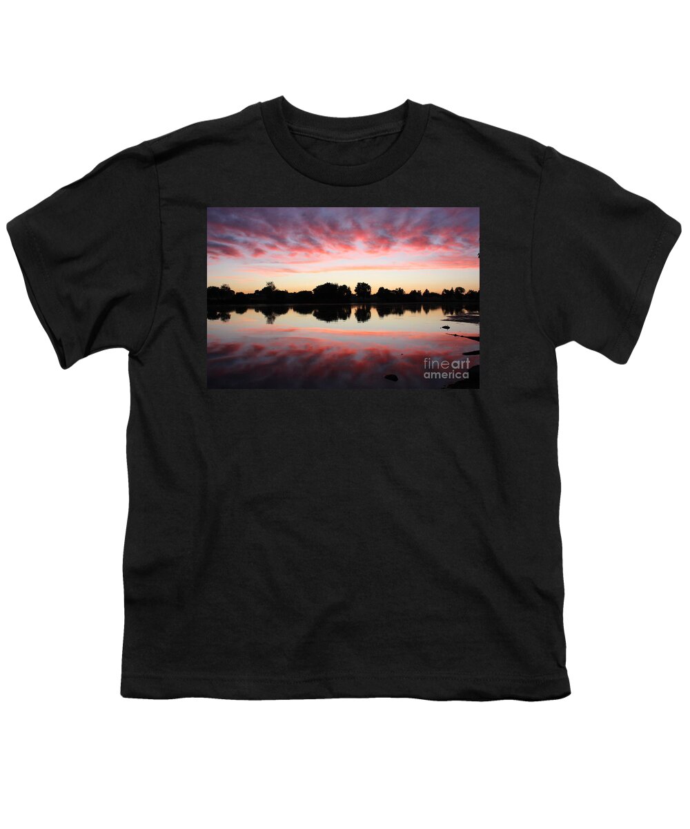 Sunset Youth T-Shirt featuring the photograph Drama in Red by Carol Groenen
