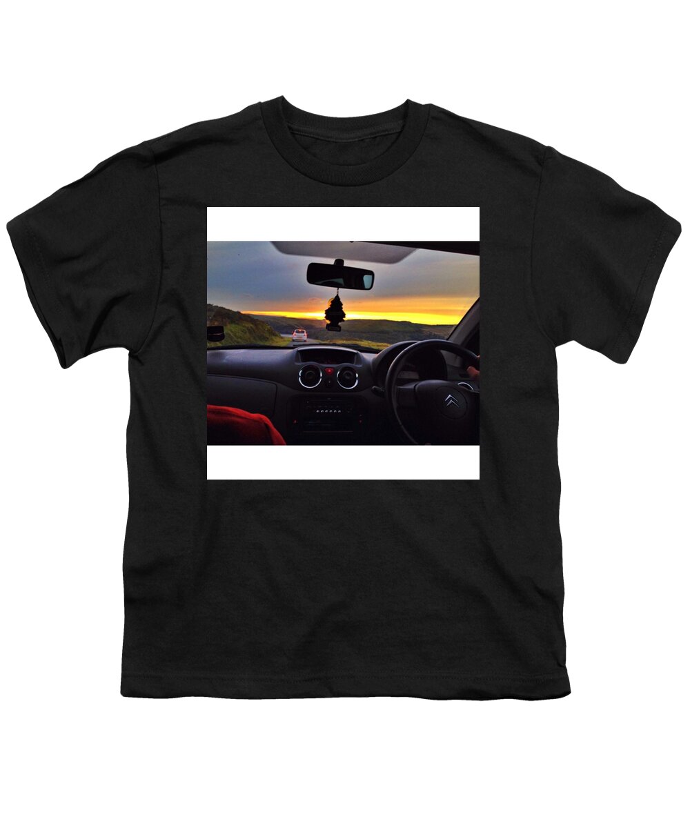 Beautiful Youth T-Shirt featuring the photograph Driving Around The Dam Is The by Tai Lacroix