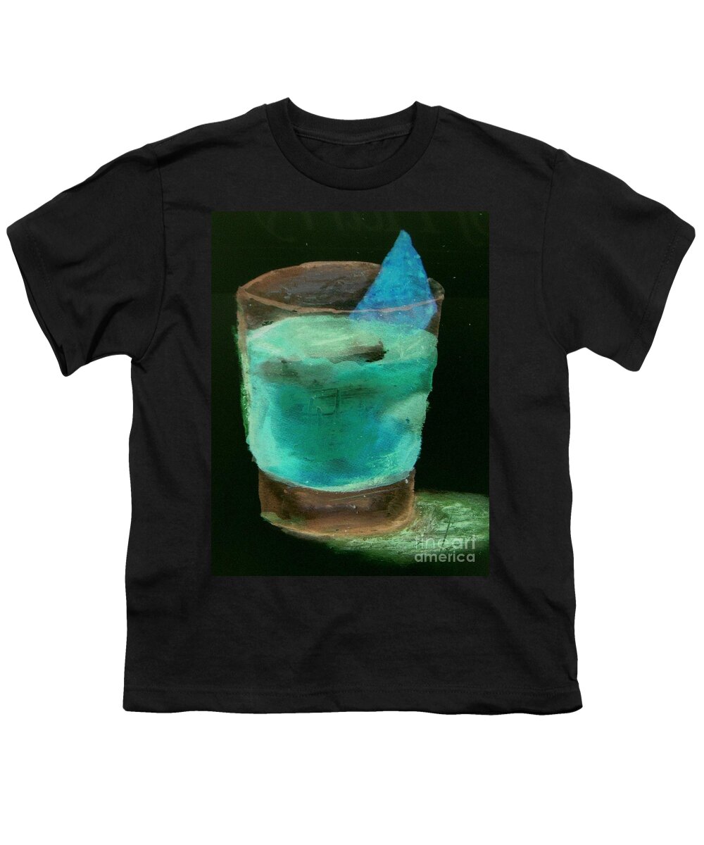 Still Life Youth T-Shirt featuring the painting Emerald Isle by Vesna Antic