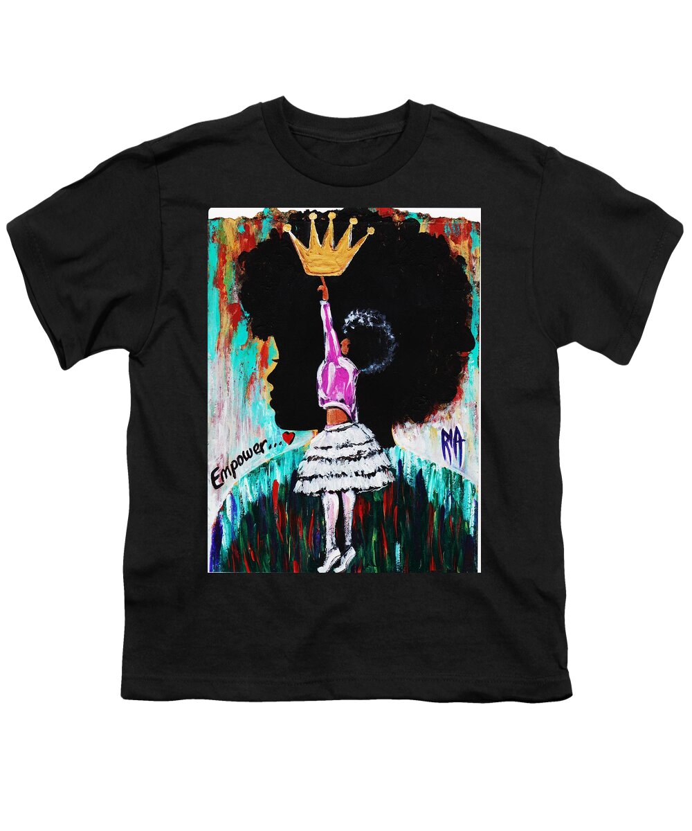 Artbyria Youth T-Shirt featuring the photograph Empower by Artist RiA