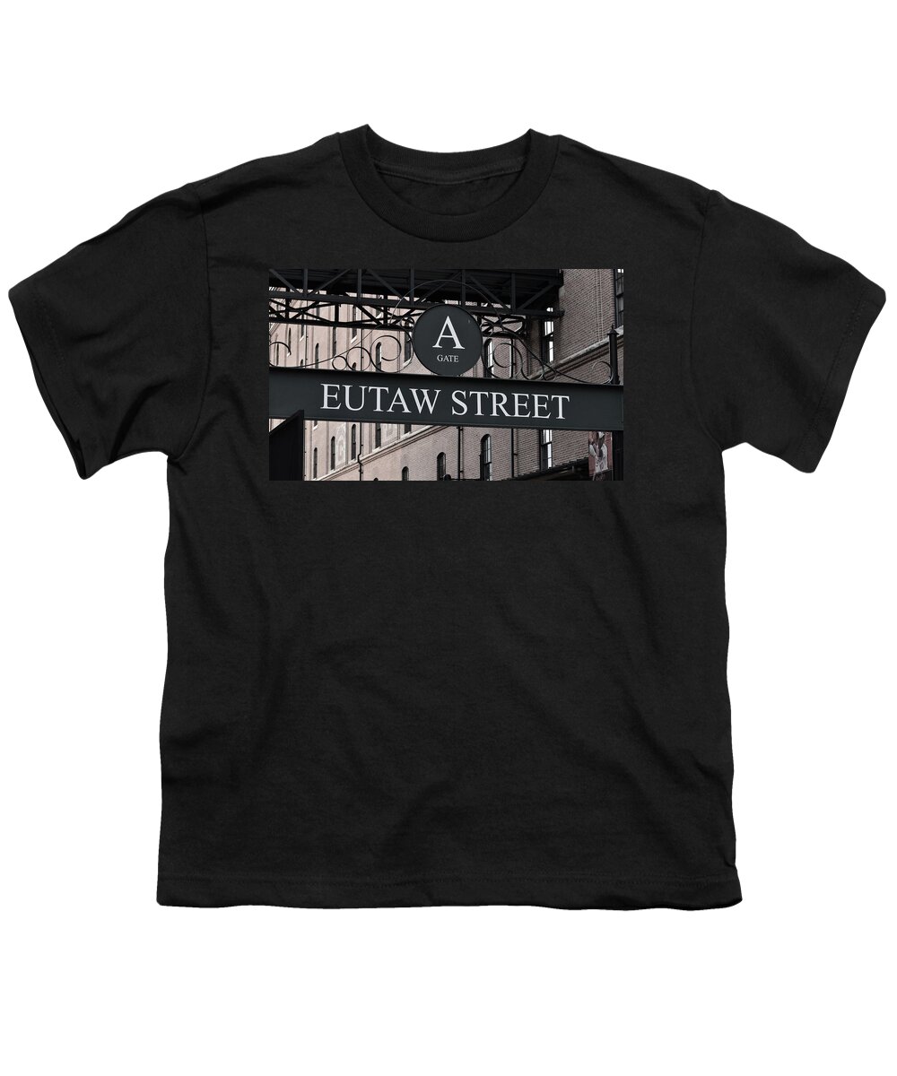 Baltimore Youth T-Shirt featuring the photograph Eutaw Street by La Dolce Vita