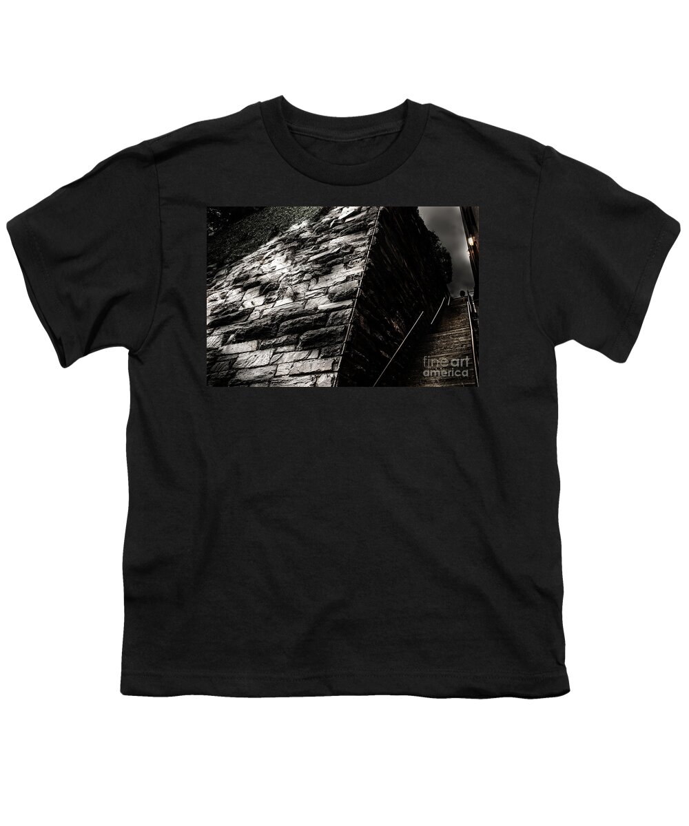 Exorcist Youth T-Shirt featuring the photograph Exorcist Steps by Jonas Luis