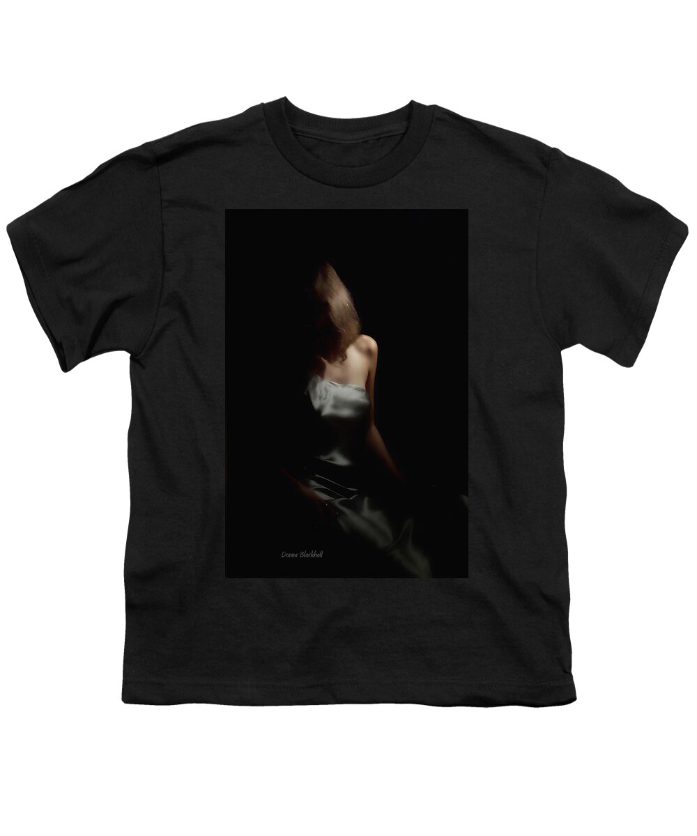 Woman Youth T-Shirt featuring the photograph Faceless Passion by Donna Blackhall
