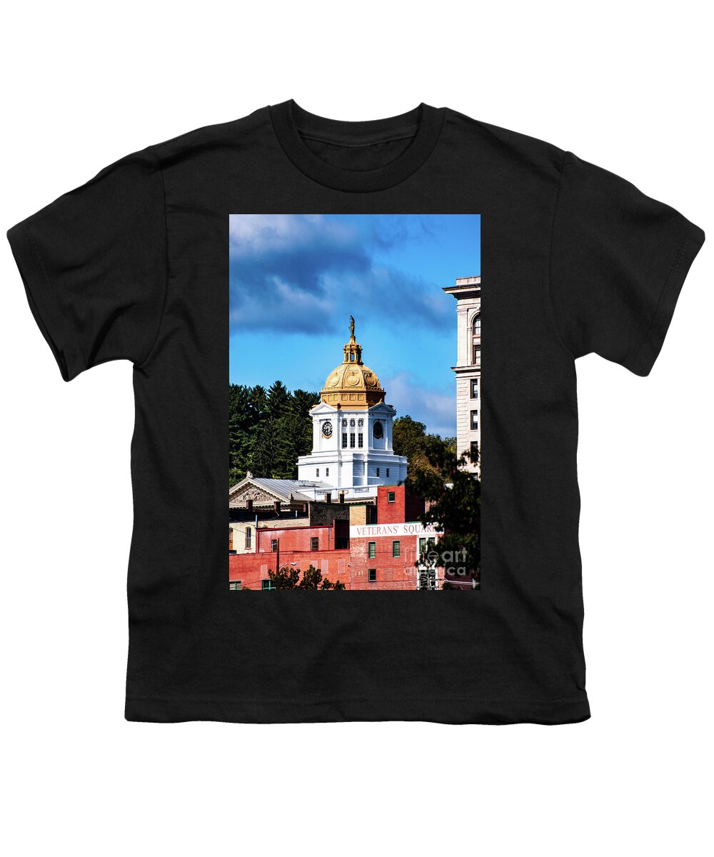 Fairmont Youth T-Shirt featuring the photograph Fairmont Court House #2 by Kevin Gladwell