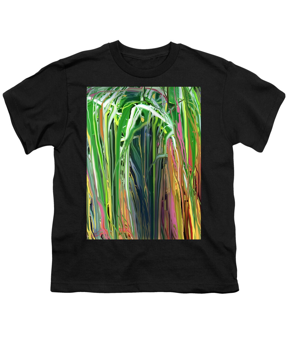 Green Youth T-Shirt featuring the digital art Field Of Dreams by Ian MacDonald