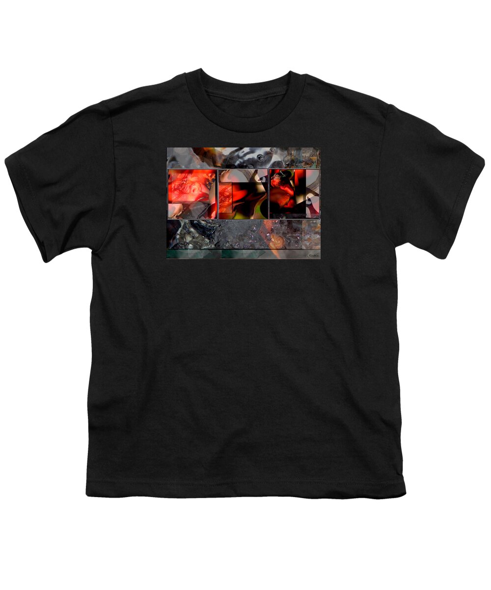 Tranquility Youth T-Shirt featuring the photograph Fire and Water by Janis Kirstein