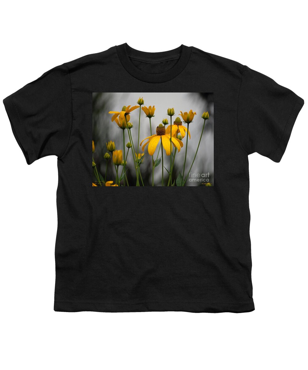 Flowers In The Rain Youth T-Shirt featuring the photograph Flowers in the rain by Robert Meanor