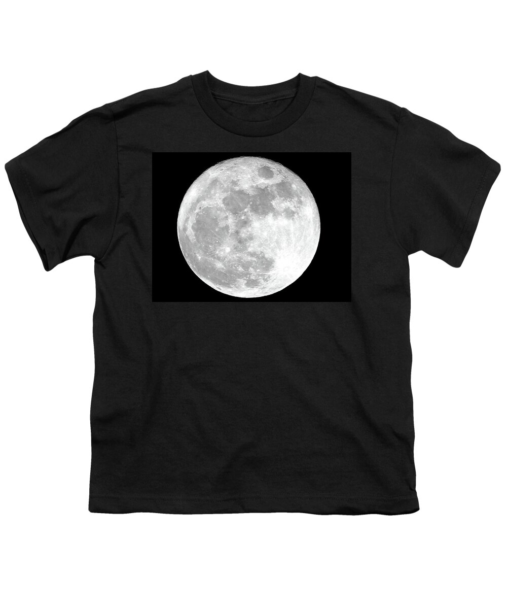 Full Moon Youth T-Shirt featuring the photograph Full Moon by Jackson Pearson