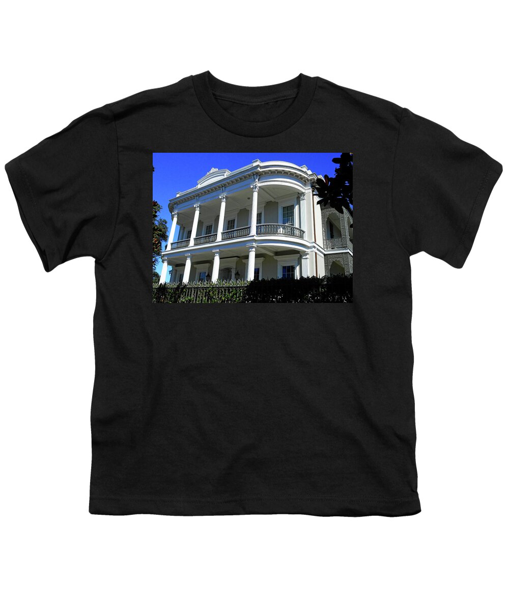 New Orleans Youth T-Shirt featuring the photograph Garden District 41 by Ron Kandt
