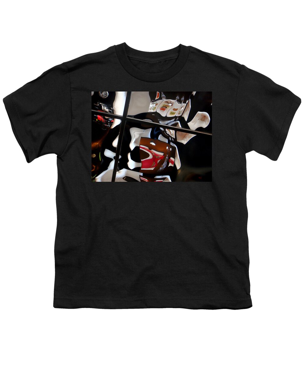 Abstract Art Youth T-Shirt featuring the photograph Glass Ceiling by Donna Blackhall
