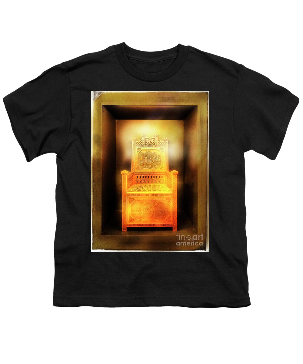 Iceland Youth T-Shirt featuring the photograph Golden Throne by Craig J Satterlee