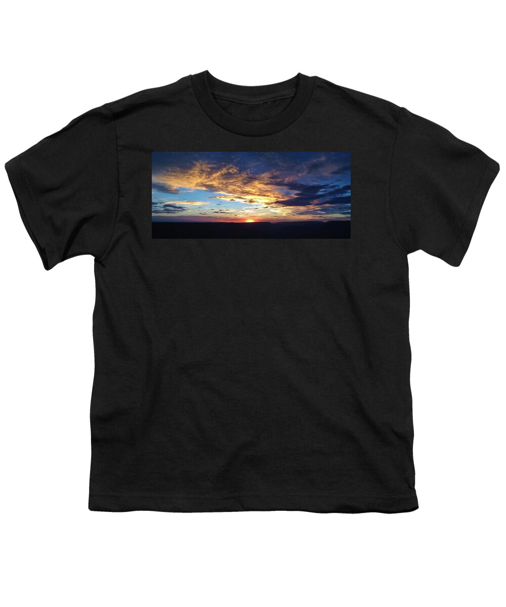 Grand Canyon Youth T-Shirt featuring the photograph Goodnight on the Grand Canyon by Bruce Bley
