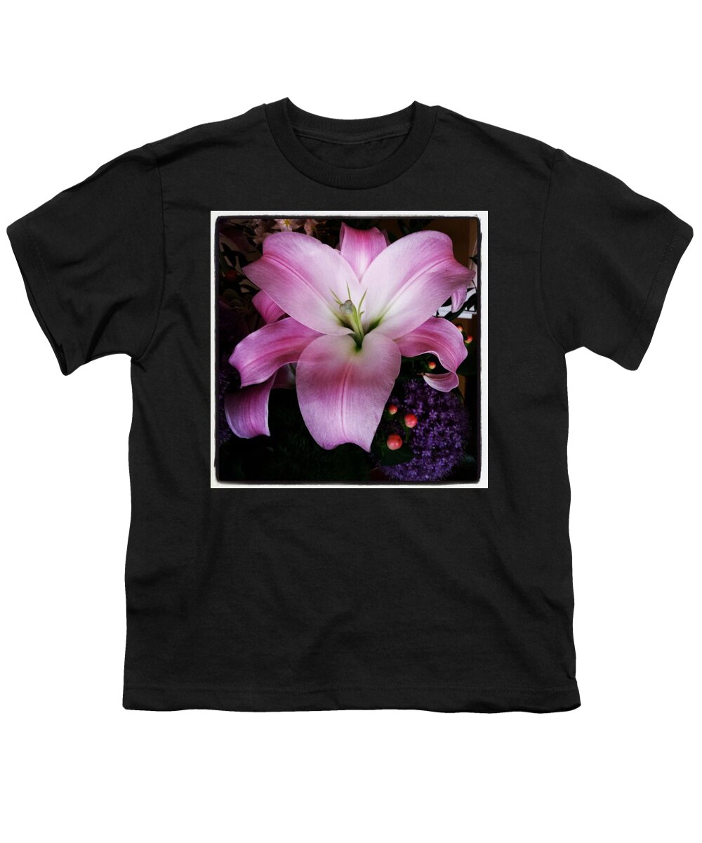 Coffeeshopoffice Youth T-Shirt featuring the photograph Gorgeous Flowers. Real. I Think They by Mr Photojimsf