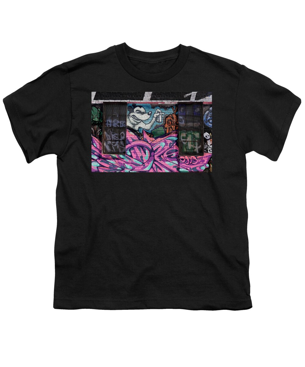 Graffiti Youth T-Shirt featuring the photograph Graffiti 14 by Andrew Fare