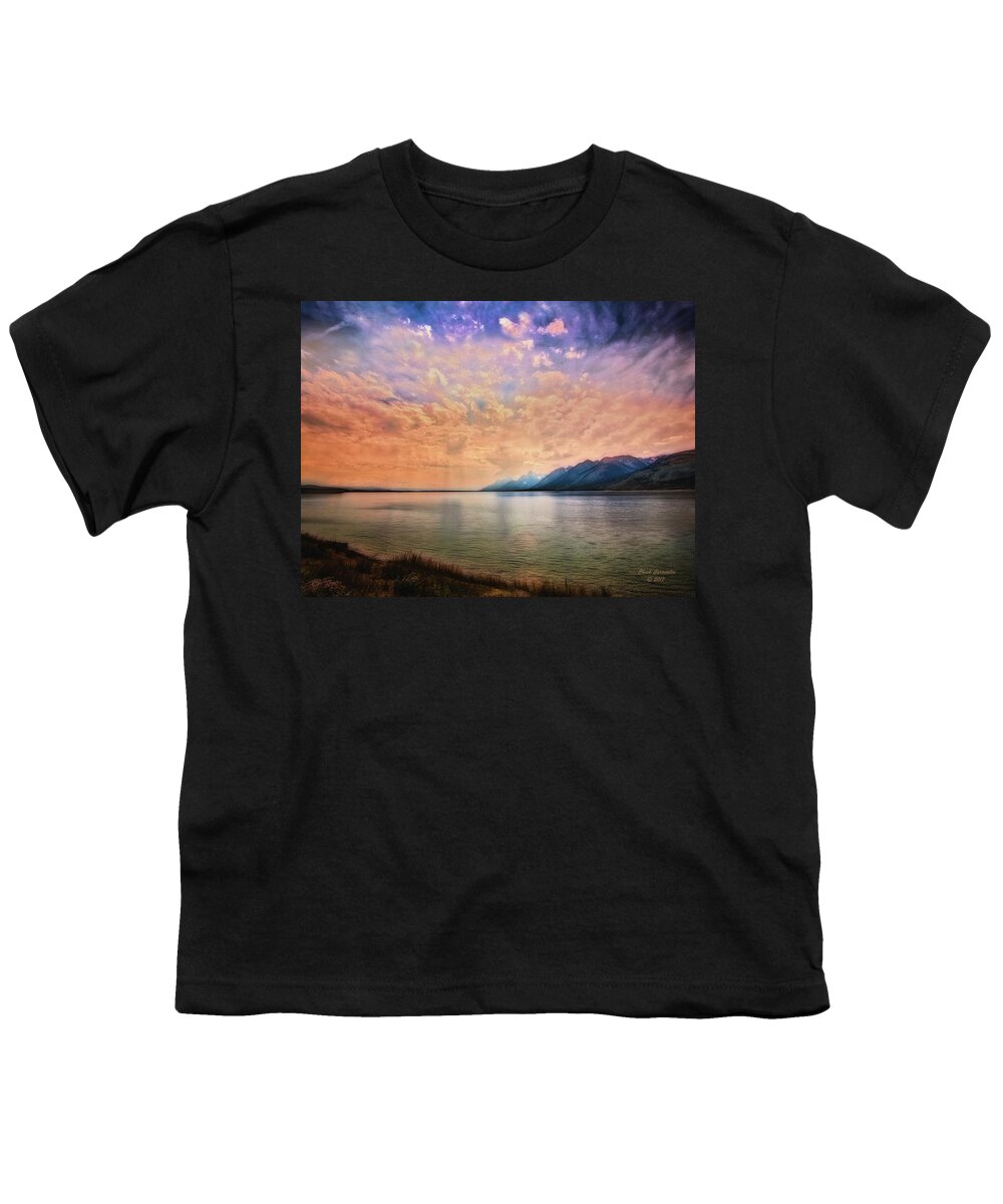 Fine Art Photography Youth T-Shirt featuring the photograph Grand Teton National Park - Jenny Lake by Chuck Caramella