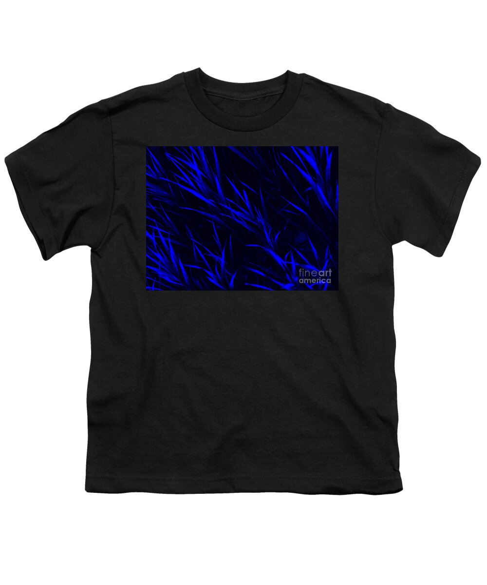  Youth T-Shirt featuring the photograph Grasses In Blue by Tara Lynn