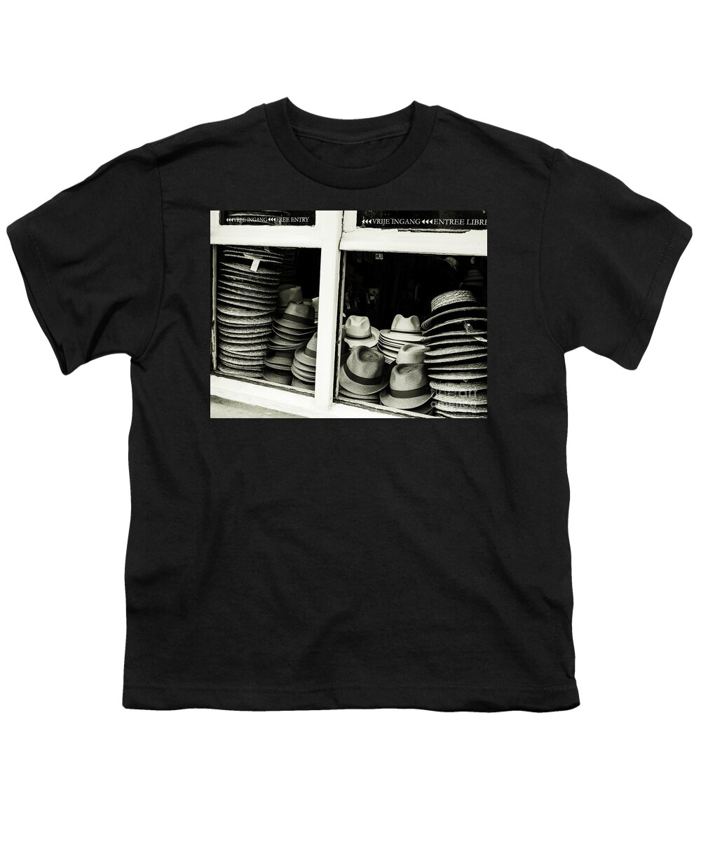 Beautiful Bruges Youth T-Shirt featuring the photograph Hats Of Bruges by Lexa Harpell
