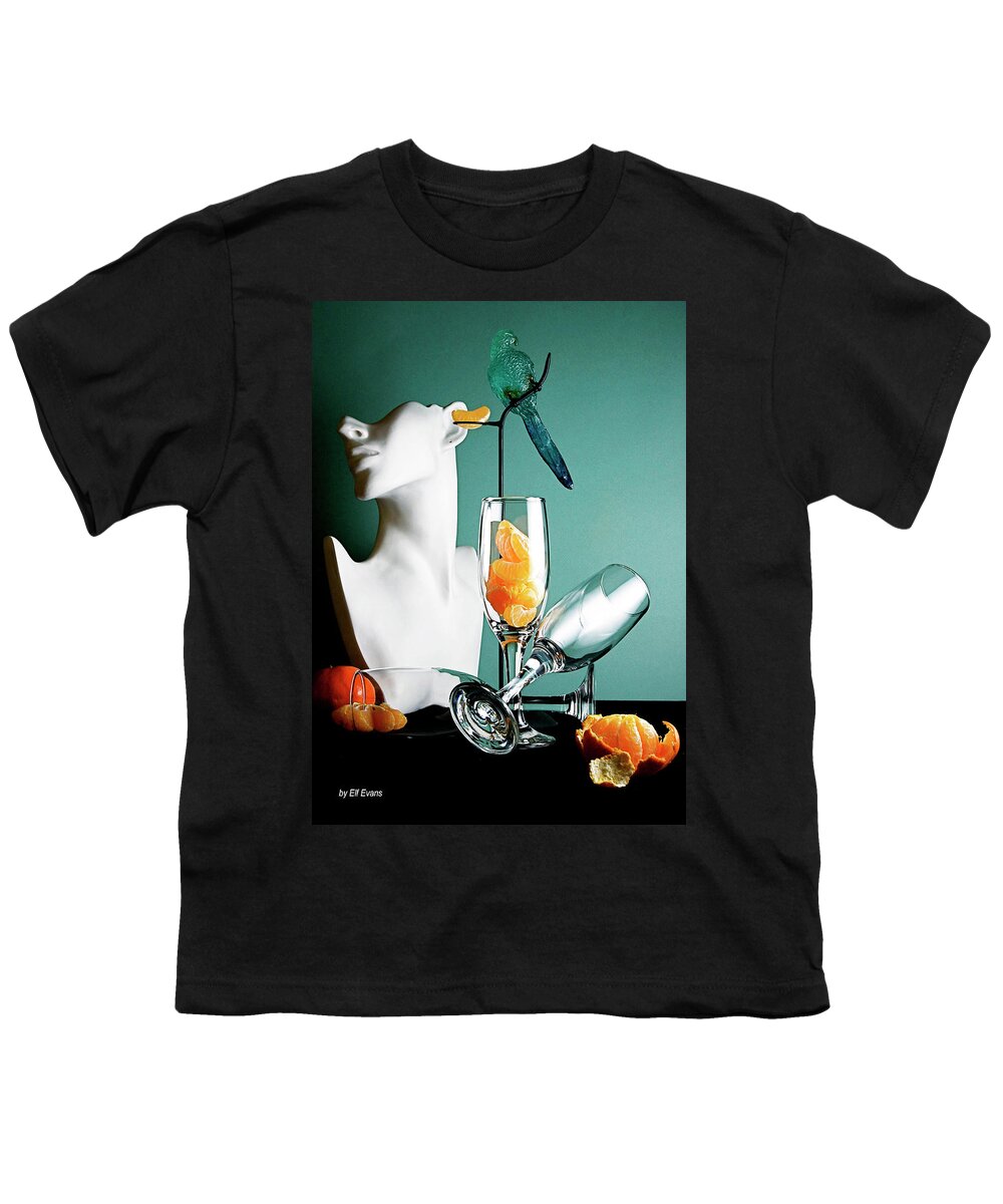 Stylllyfe Youth T-Shirt featuring the photograph Honor To Karo 3 by Elf EVANS