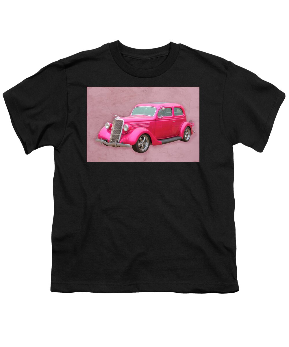 1930s Youth T-Shirt featuring the photograph Hot Pink 0813 by Kristina Rinell