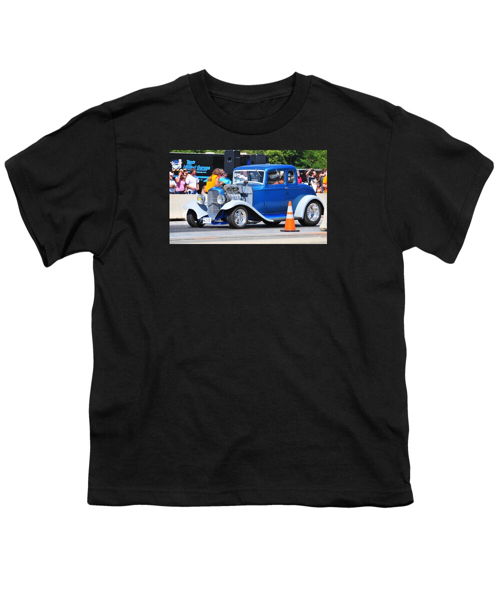 Drag Youth T-Shirt featuring the photograph Hot Rod Dragster by Mike Martin