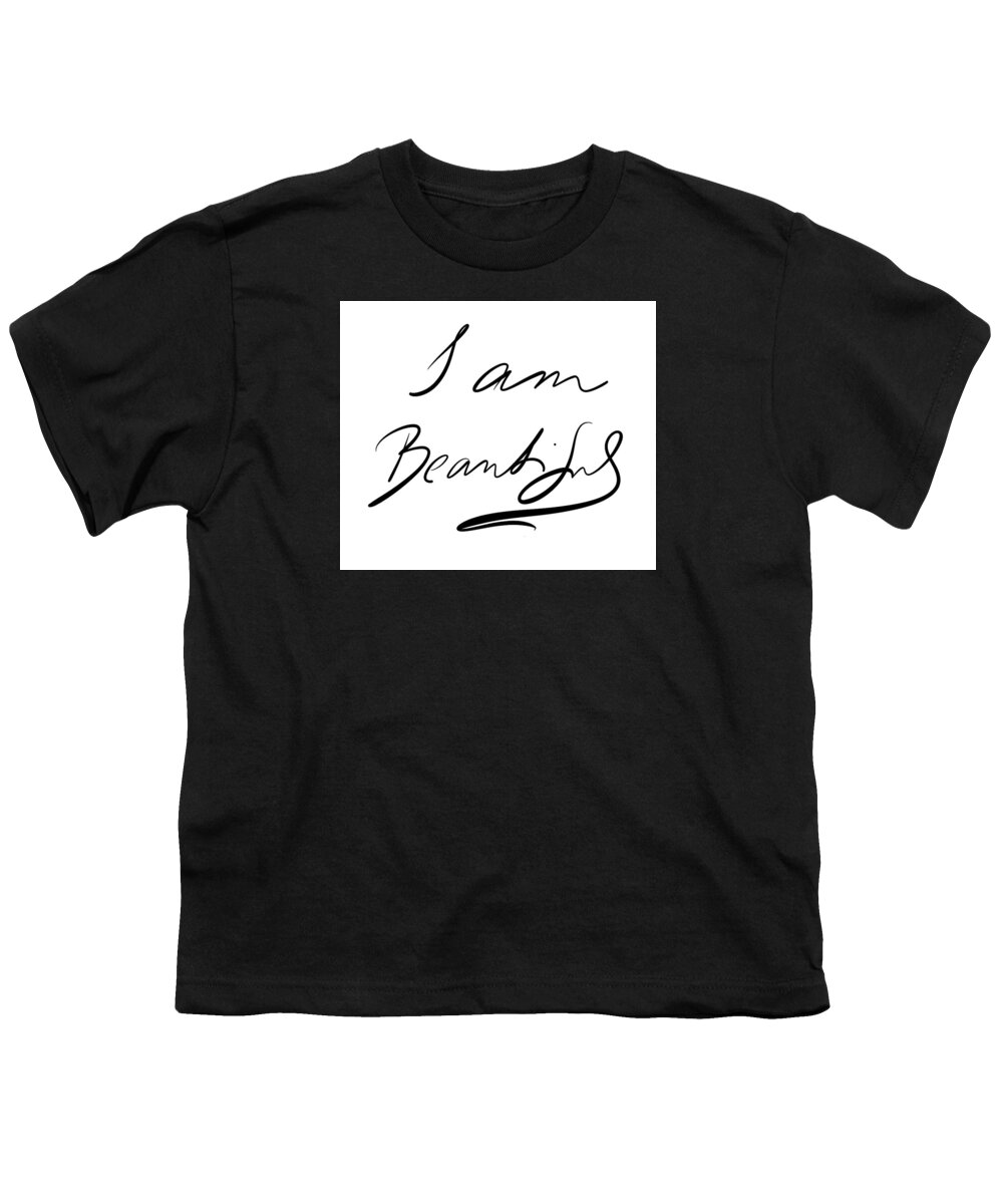 I Am Beautiful Youth T-Shirt featuring the digital art I Am Beautiful by Marianna Mills