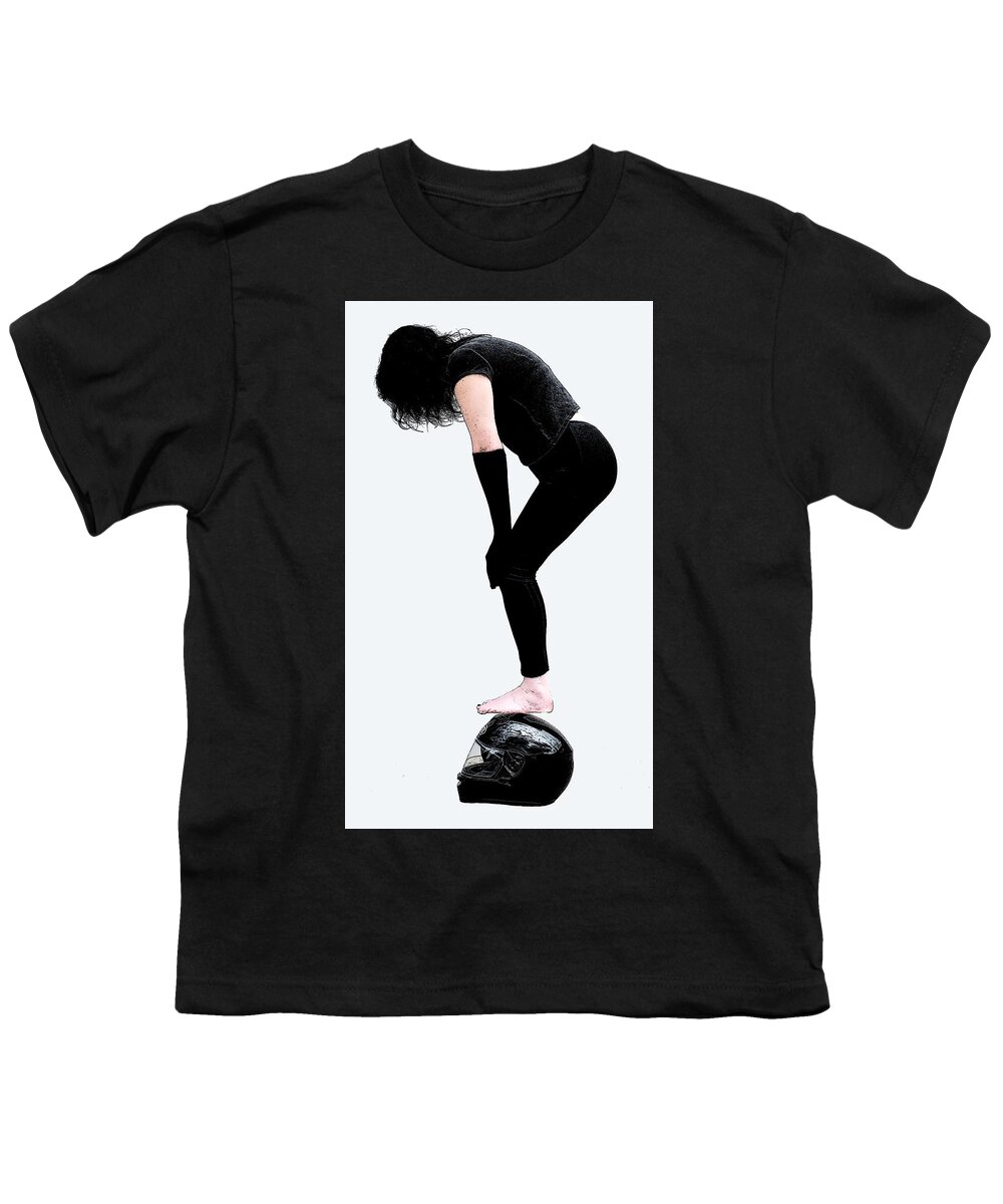 Interrobang Youth T-Shirt featuring the photograph I'd Interrobang That by Guy Pettingell