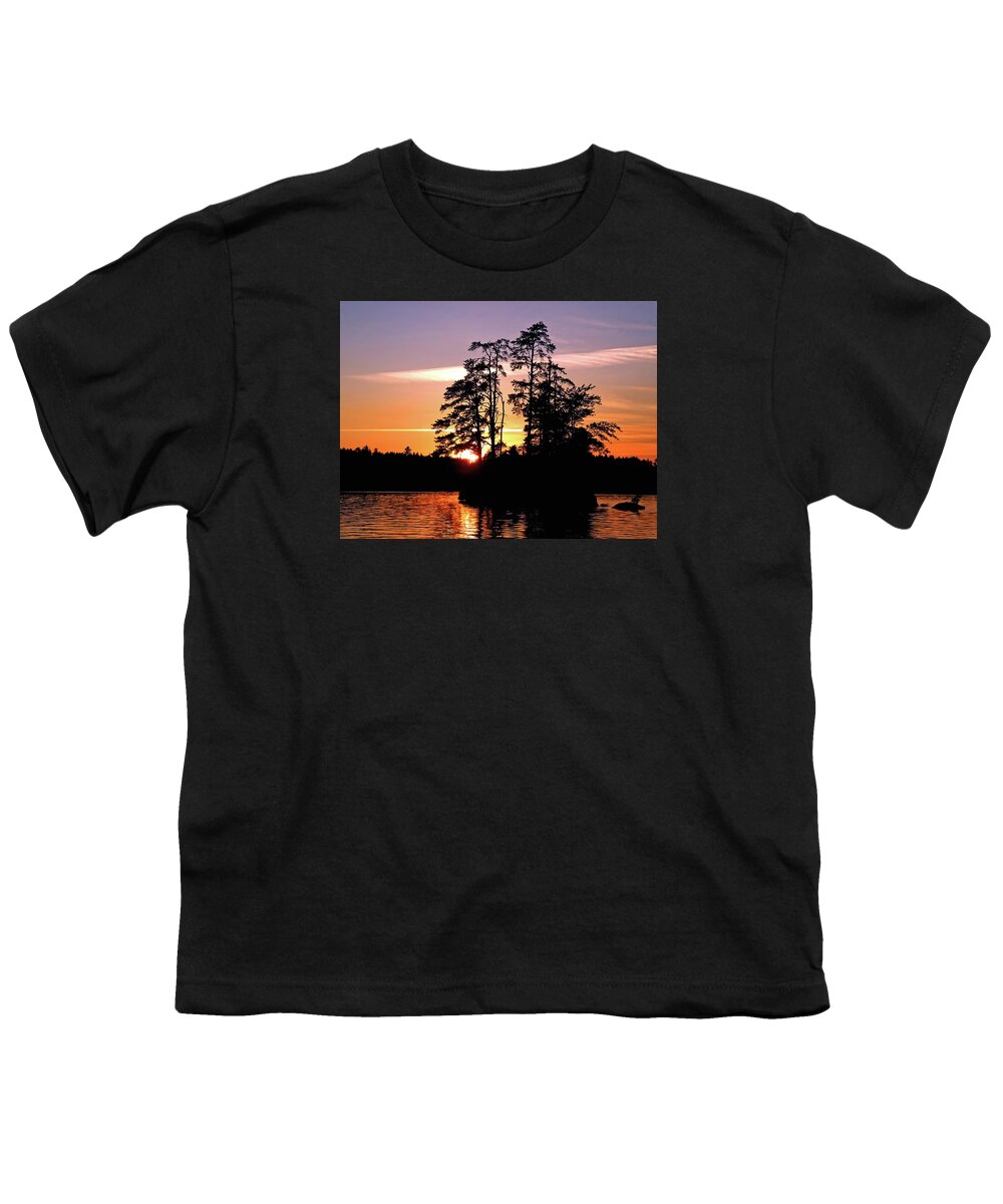 Sunset Youth T-Shirt featuring the photograph Into Shadow by Lynda Lehmann