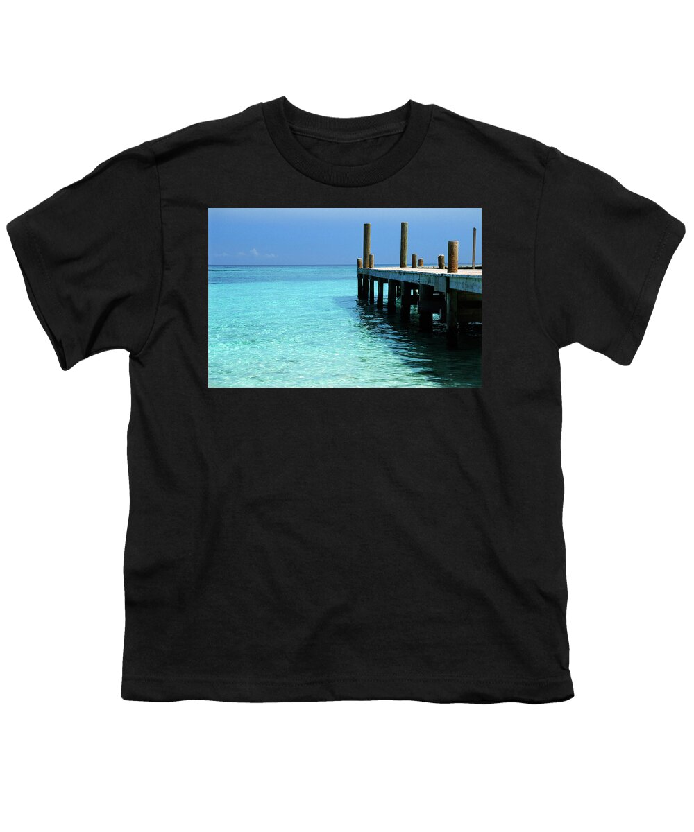 Dick Youth T-Shirt featuring the photograph Inviting Dock by Ted Keller
