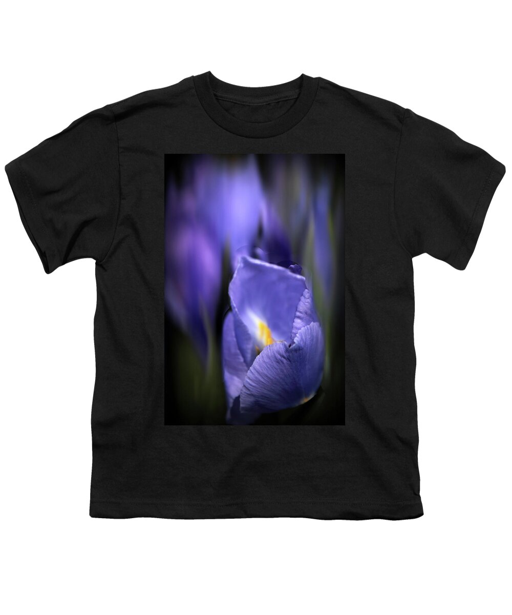 Iris Youth T-Shirt featuring the photograph Iris Glow by Jessica Jenney