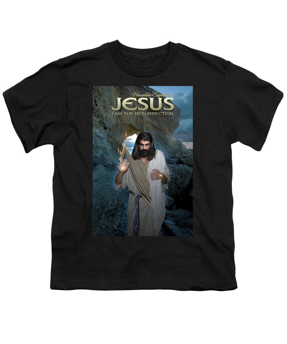 Alex-acropolis-calderon Youth T-Shirt featuring the photograph Jesus Christ- I Am The Resurrection by Acropolis De Versailles