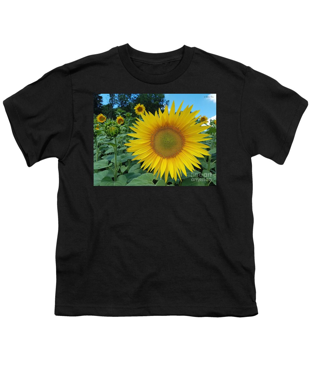 Nature Youth T-Shirt featuring the photograph July sunshine by Felicia Tica