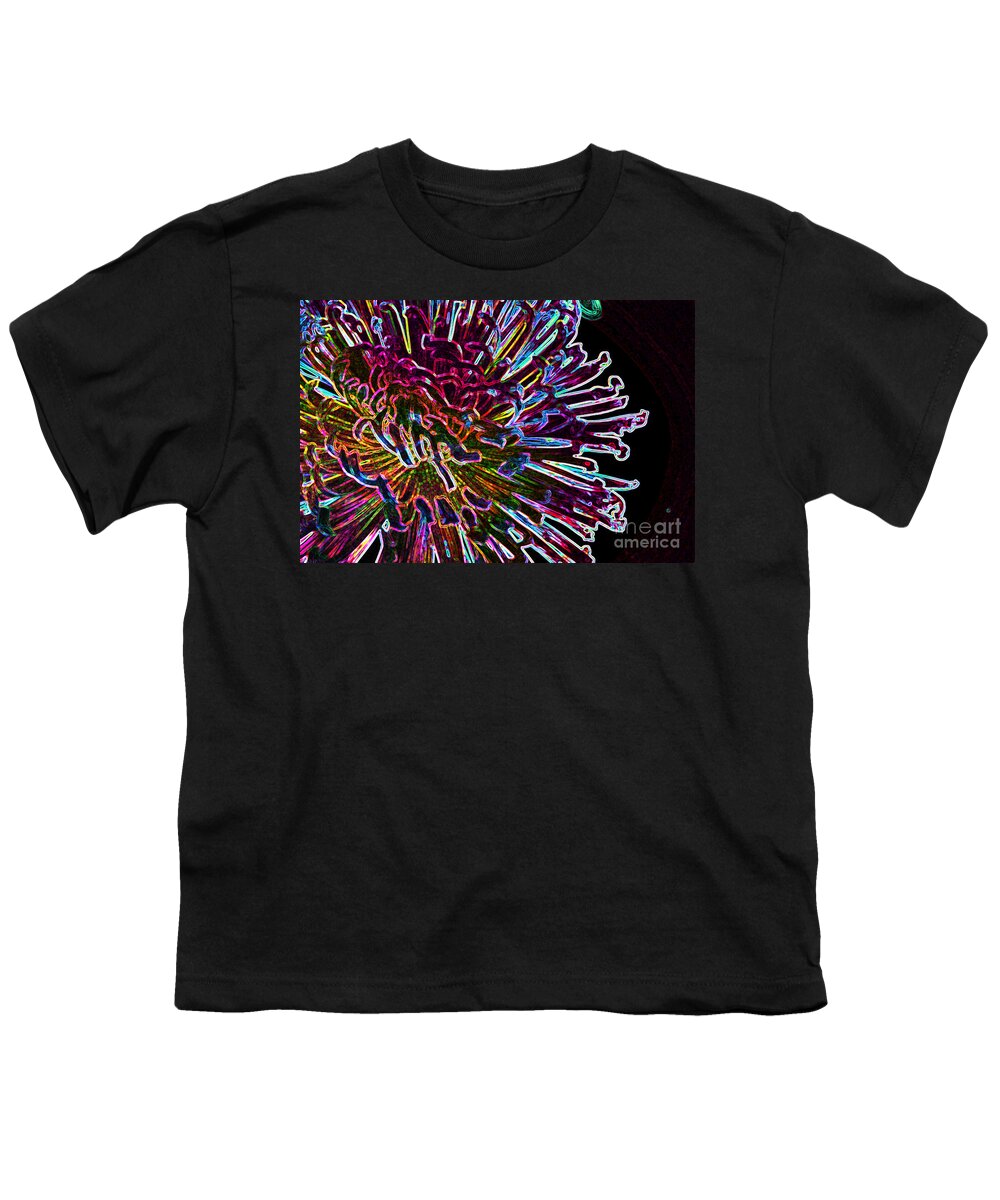 Flowers In The Kitchen Youth T-Shirt featuring the photograph Kaleidoscopic by Julie Lueders 